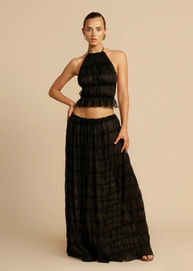 Black set (Skirt + Top)